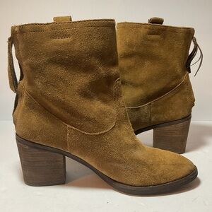 Sam Edelman Farrell Suede Leather Boots Booties